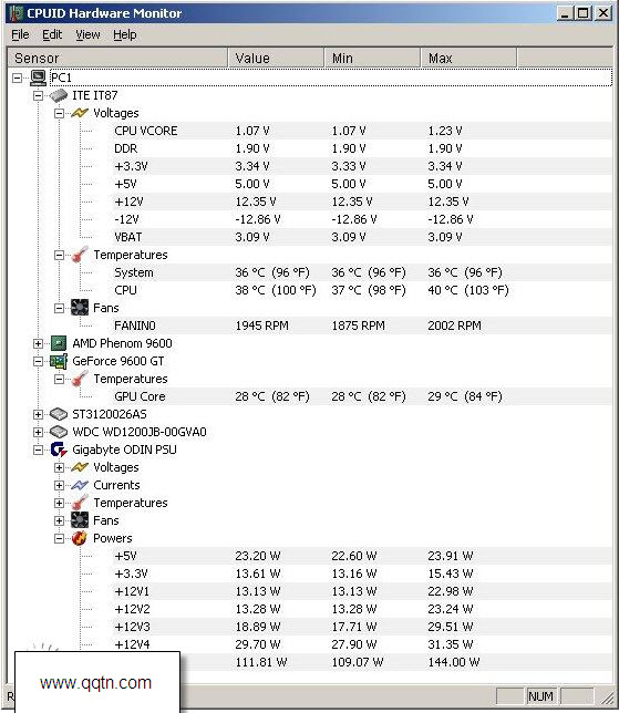 HWMonitor(cpu⹤)1.24