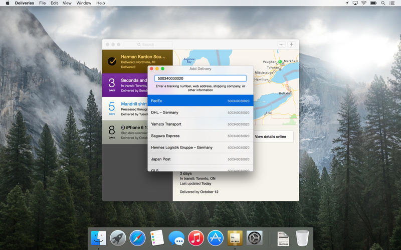 ׷ٲѯDeliveries Mac1.0.2 ٷ