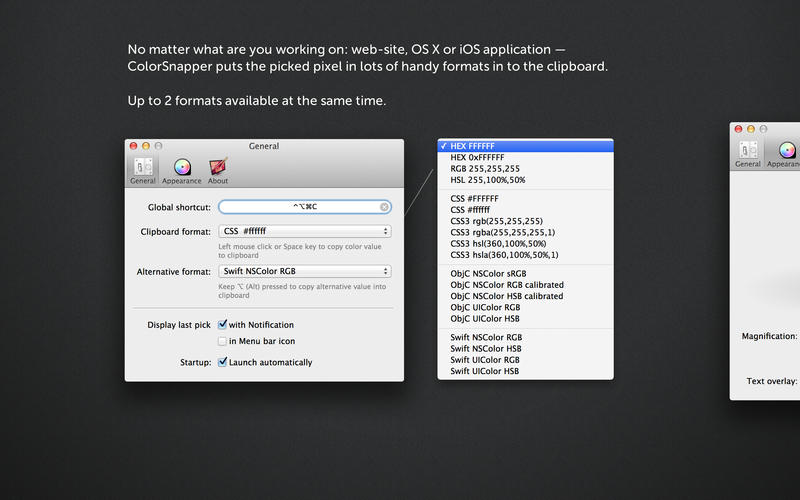 ColorSnapper(Ļȡɫ)1.2.1 for Mac
