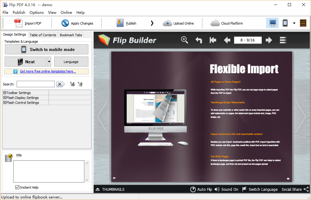 FlipBuilder Flip PDFv4.3.20 ٷ