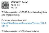 iOS10.2.1 Beta 1޸bugĽܺ㻹