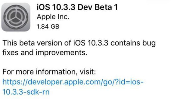 ios10.3.3 beta1ļ