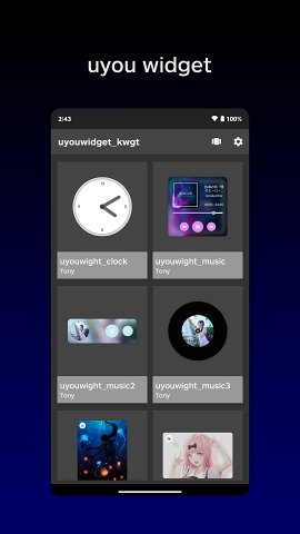 uyouwidget_kwgtСv1.0.0 °