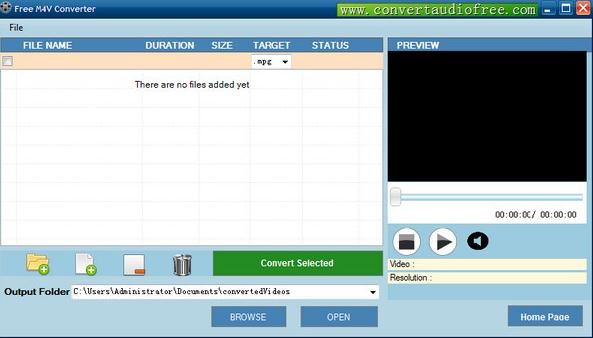 Free M4V Converterv2.0 ɫ