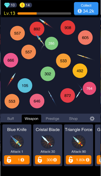 Idle Knife(֮΢Ű)v1.0.0 °