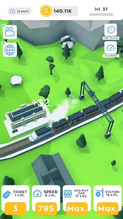 л·2022(idle trains railway tycoon)v0.72 °