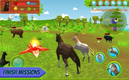 ģ3DHorse Family - Animal Simulator 3D