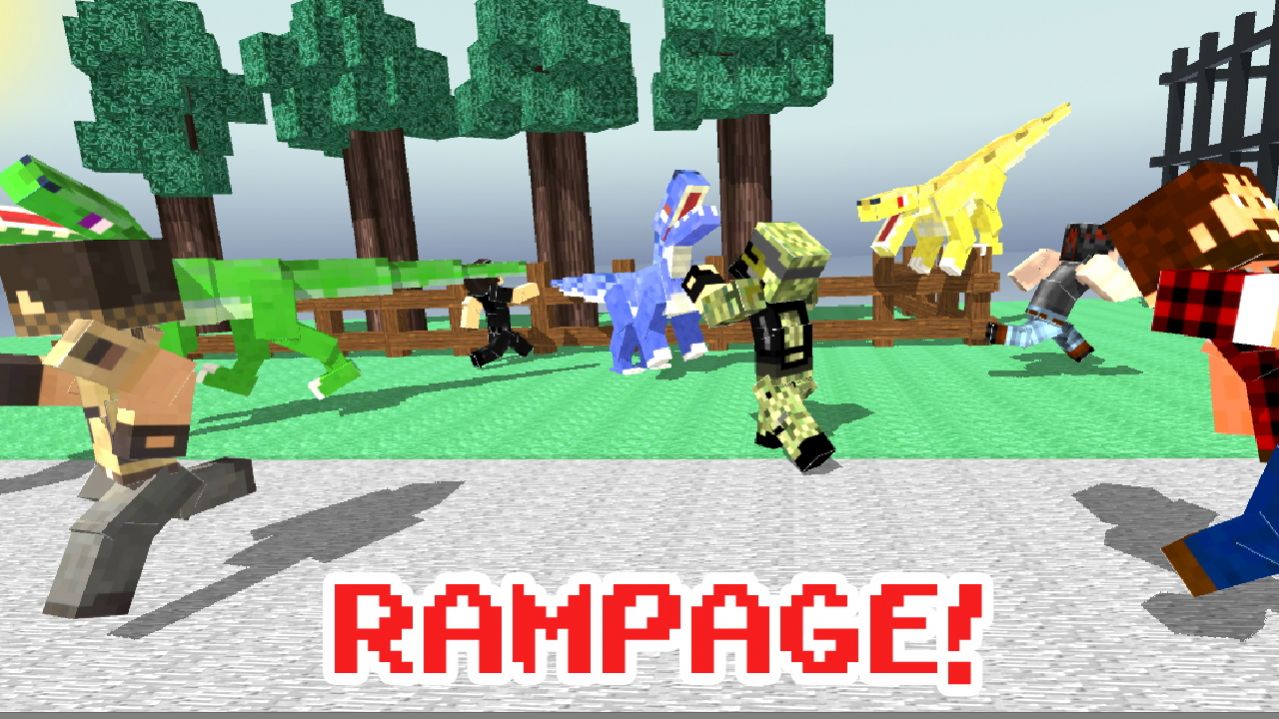 ٪޼(Blocky Dino Park: Raptor Attack)v0.13 ׿