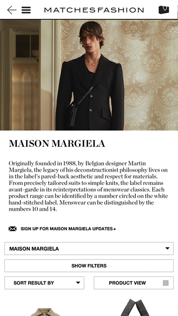 MATCHESFASHION appv1.3.1 °