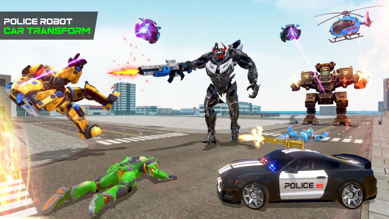 Flying Grand Police Car Transform Robot Gamesv1.24 ׿