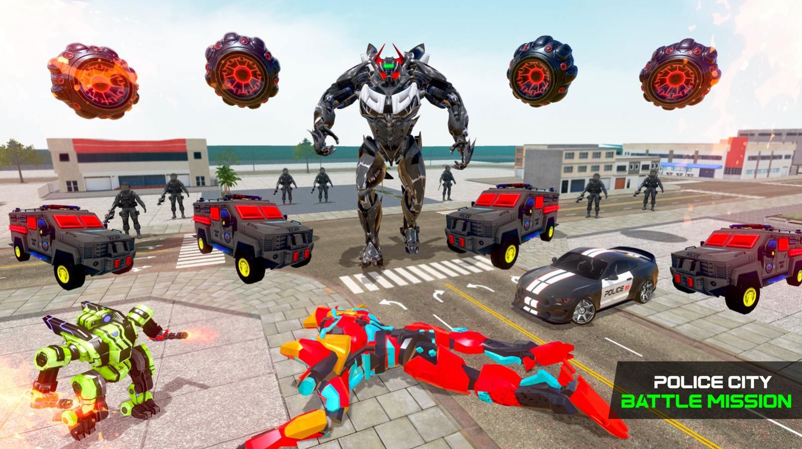 Flying Grand Police Car Transform Robot Gamesv1.24 ׿