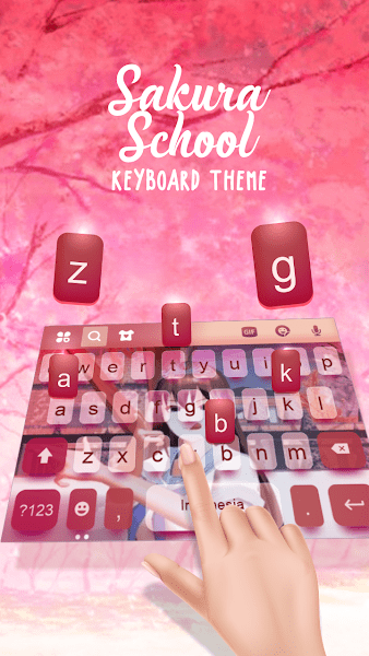 ӣУ԰ģ(Sakura School Keyboard)v1.0 ׿