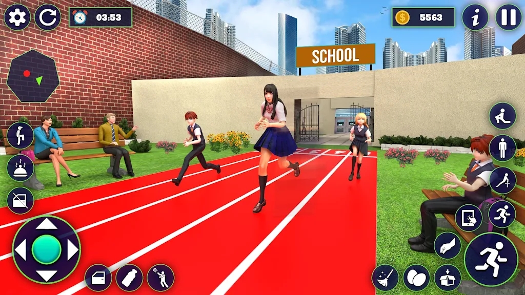 У԰˶(School Girl Life Simulator)v1.23 ׿