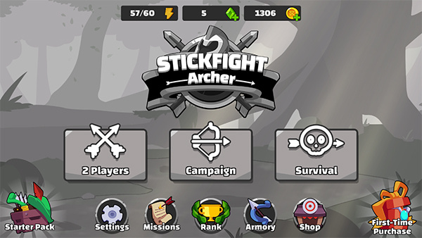 սʿStickman Archer Warrior Bow