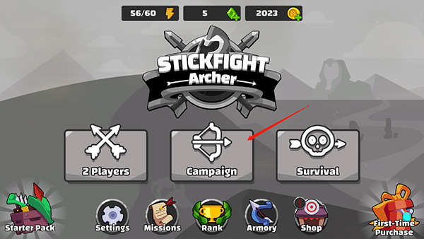 սʿStickman Archer Warrior Bow
