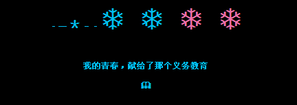 我的青春献给了义务教育_伤感创意QQ空间留言代码