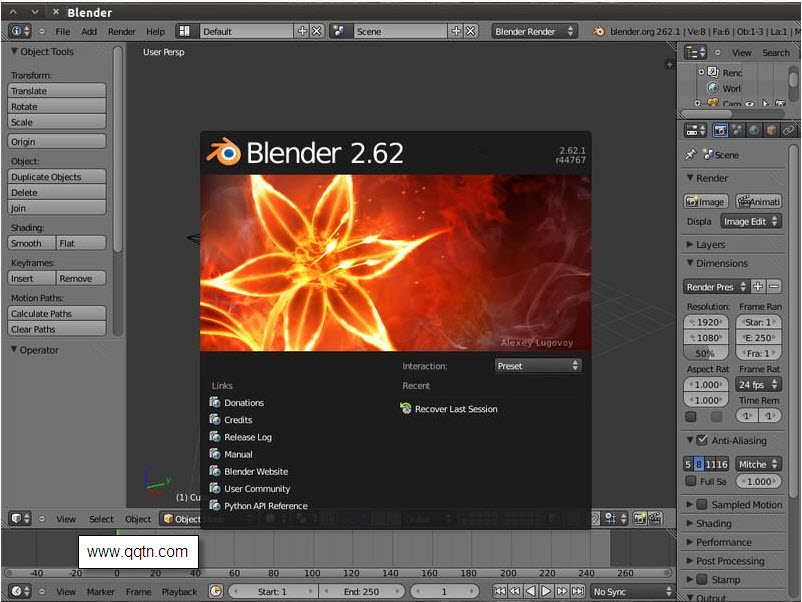 Blender 3d建模软件2.72b 正式版