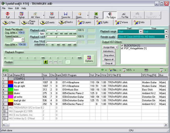 midiϳ SynthFont1.7.1.0