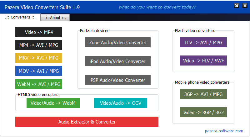 Ƶװ(Pazera Video Converters Suite)2.5.213.1