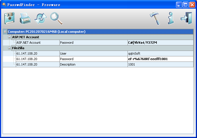 PasswdFinder1.0.0.22 Ѱװ