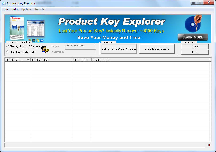 Product Key Explorer3.4.4.0