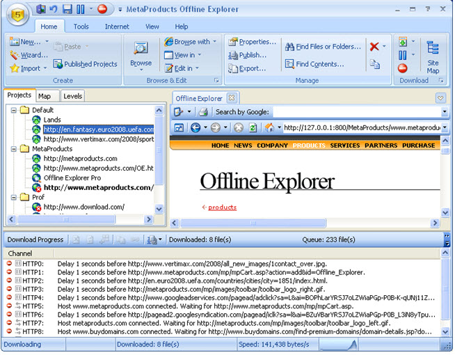 Offline Explorer6.7.3993