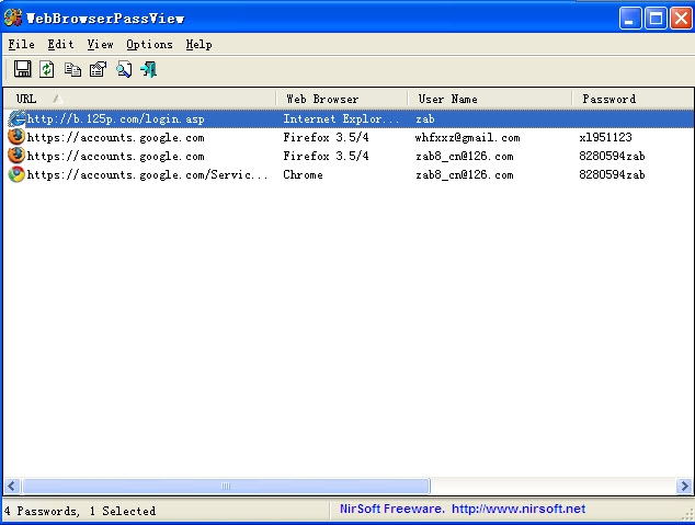 WebBrowserPassView1.43