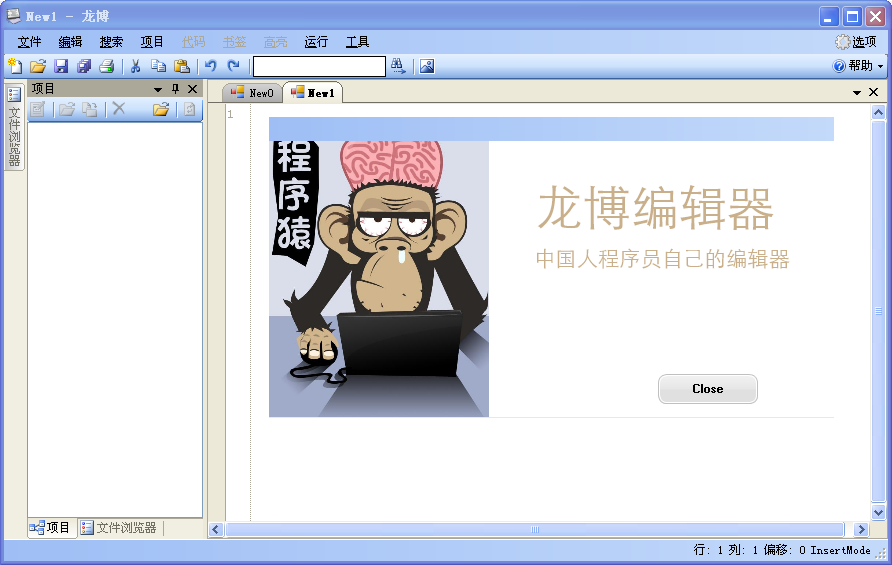龙博代码编辑器4.0 绿色免费版