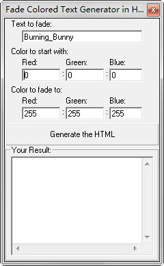 HTML Fader(HTML༭)1.0 ɫ