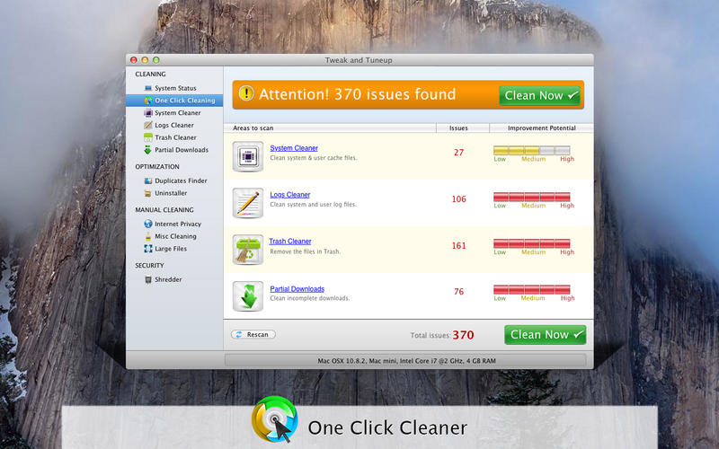 ϵͳŻTweak and Tuneup for Mac1.1.4 ٷ