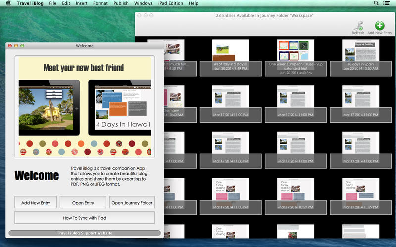 ־Travel iBlog for Mac1.60 ٷ