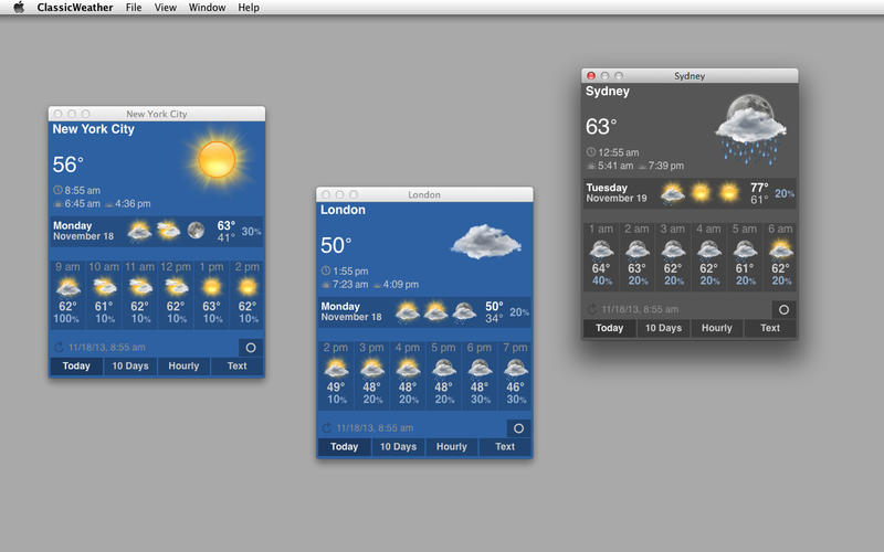 ClassicWeather for Mac1.3.4 ٷ