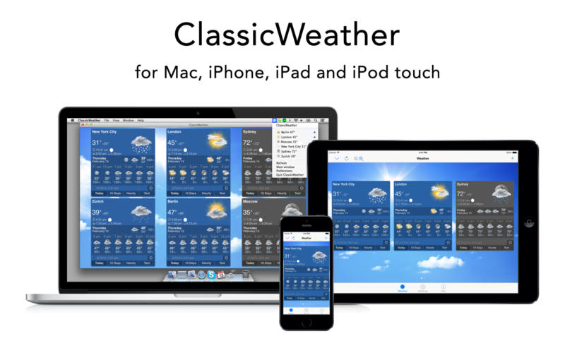 ClassicWeather for Mac1.3.4 ٷ