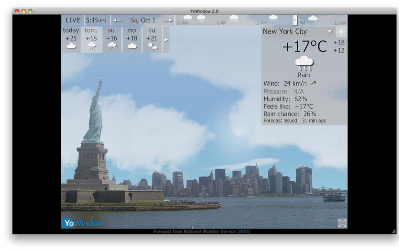 ֮YoWindow Weather for Mac3.0.161 ٷ