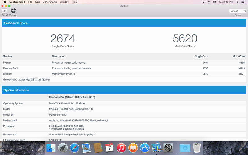 MacܷGeekbench 3 for Mac3.2.2 ٷ