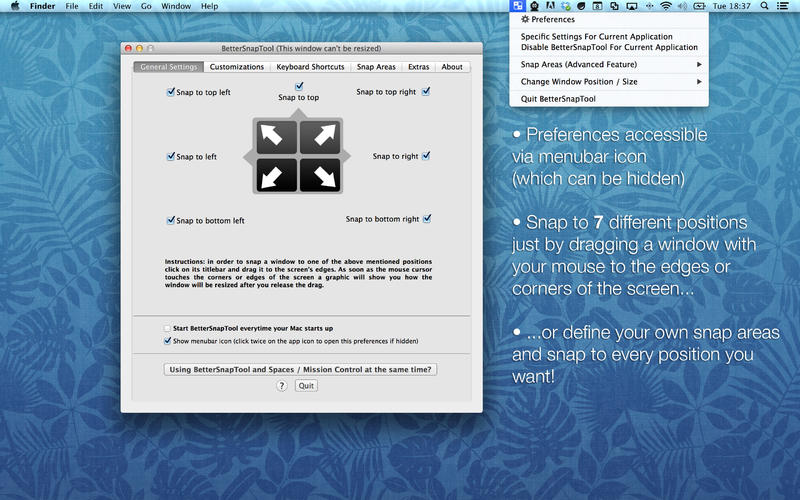 ڹBetterSnapTool for Mac1.5 ٷ