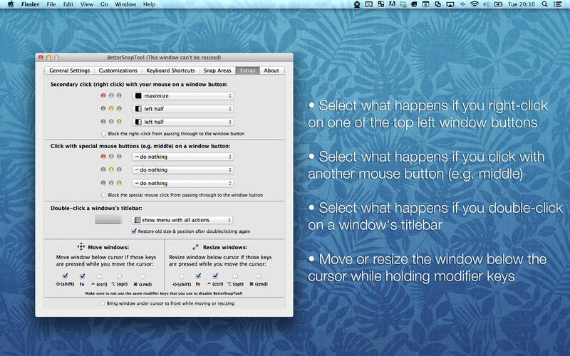 ڹBetterSnapTool for Mac1.5 ٷ