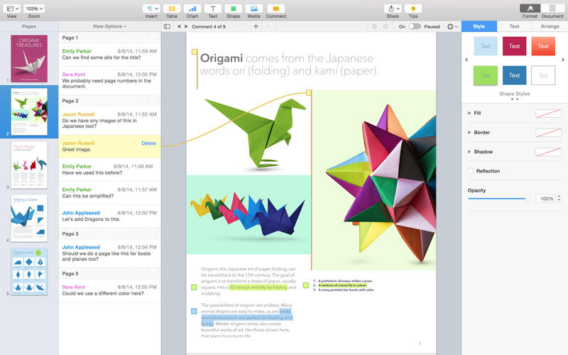 Pages for Mac5.5.1 ٷ