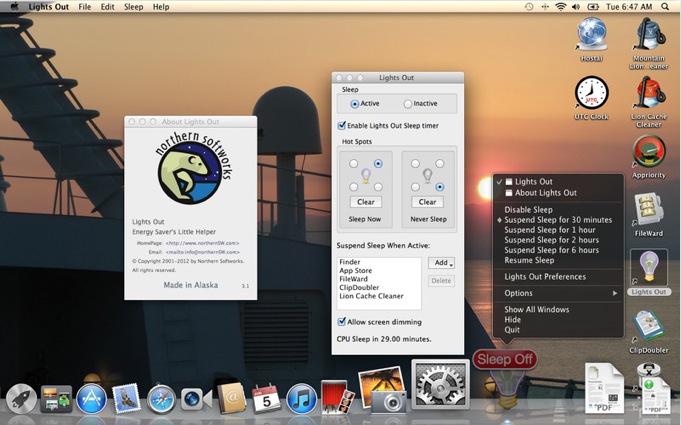 程序管理与定时休眠Lights Out for Mac3.1.1 官方版