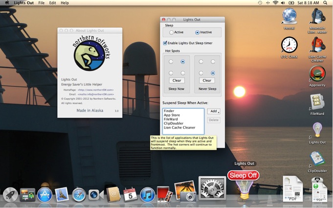 程序管理与定时休眠Lights Out for Mac3.1.1 官方版
