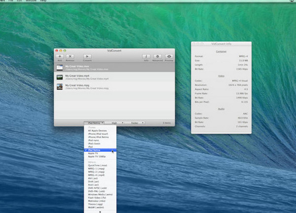 ƵʽתVidconvert for Mac1.5.4 ٷ