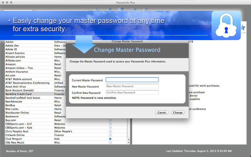 密码管理软件Passwords Plus for Mac3.001 官方版