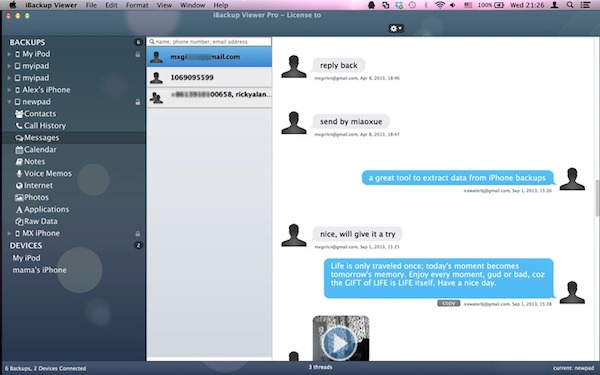 iBackup Viewer for Mac3.54 (iPhoneiPadݹ)