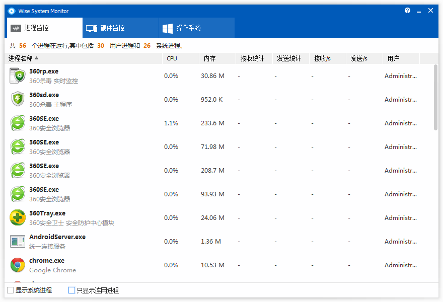 系统监视器Wise System Monitor下载v1.4.5.40 绿色版