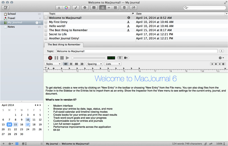 ־¼MacJournal6.1.5 Mac