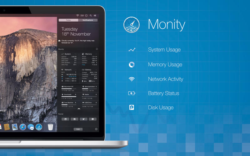 ϵͳؼ⹤Monity Mac1.1 ٷ