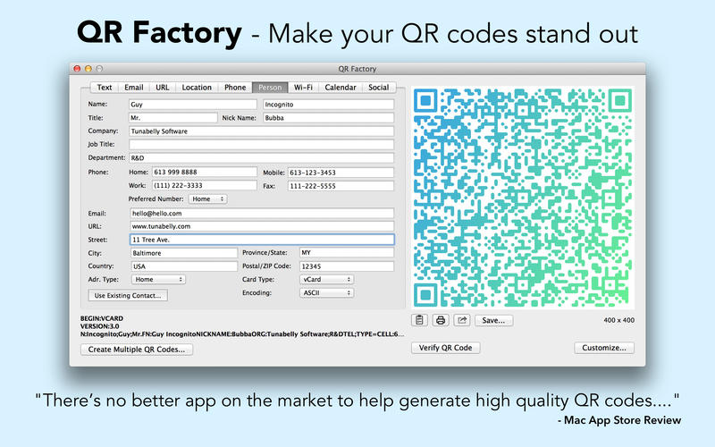 二维码生成工具QR Factory for Mac2.7.1 官方版