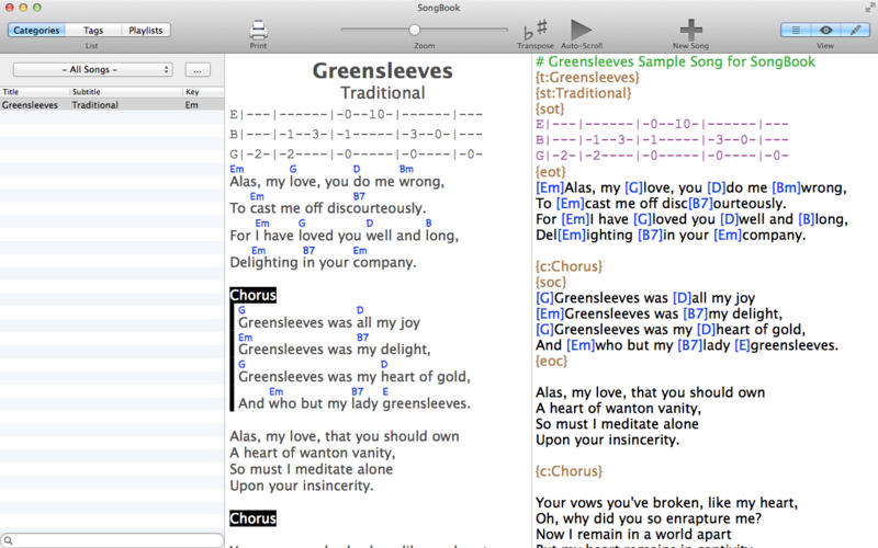 SongBook for Mac2.0.1 ٷ