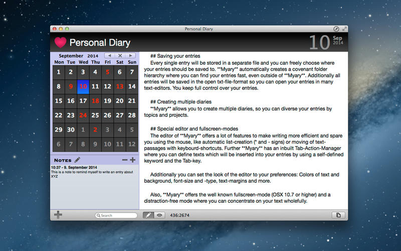 ҵռMyary for Mac1.2.0 ٷ