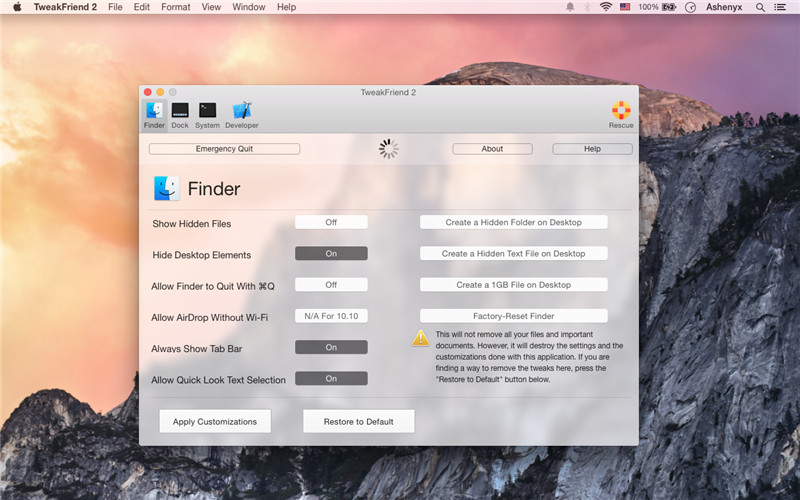 TweakFriend for Mac2.0.2 ٷ